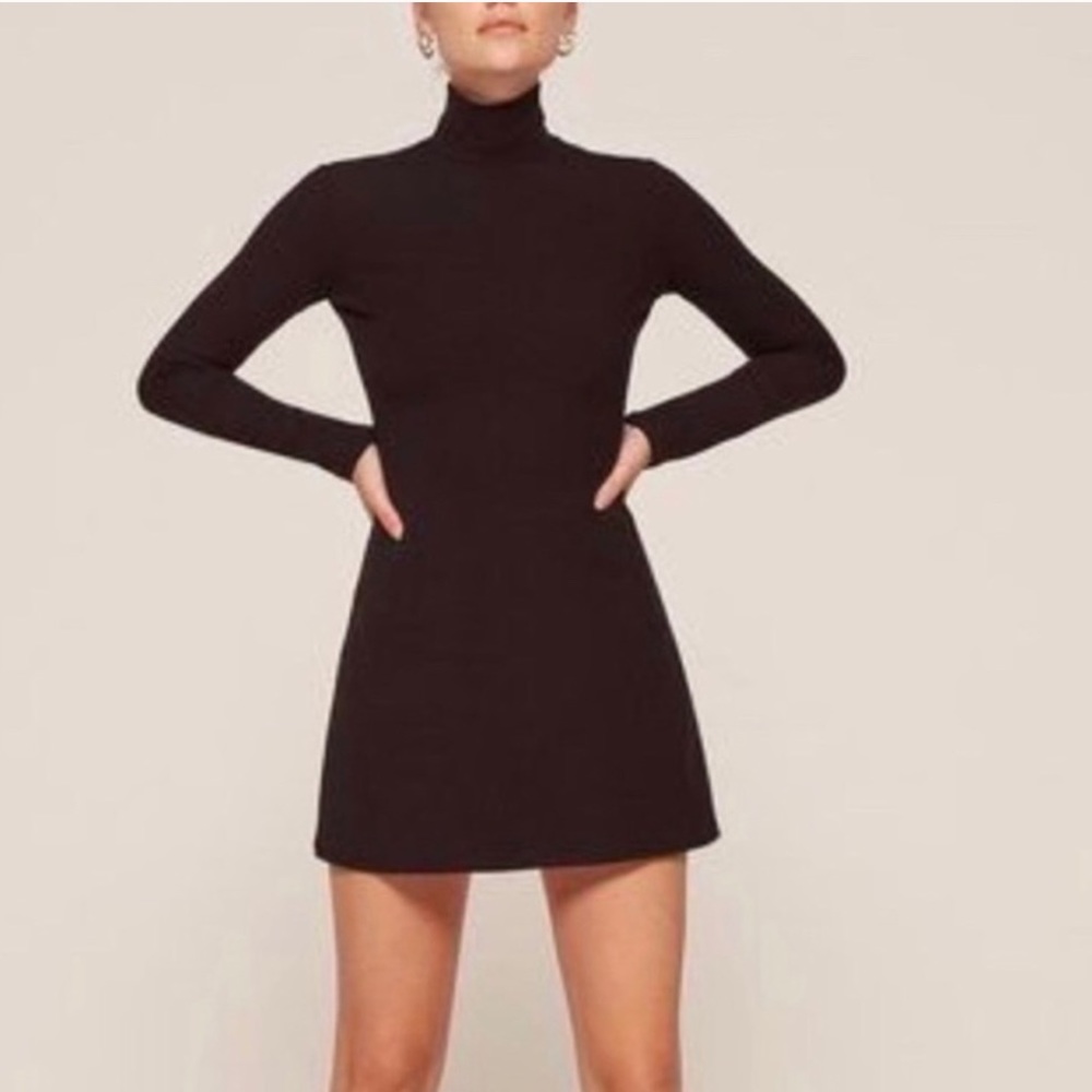 Tan reformation dress